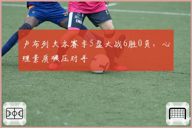 卢布列夫本赛季5盘大战6胜0负,心理素质碾压对手