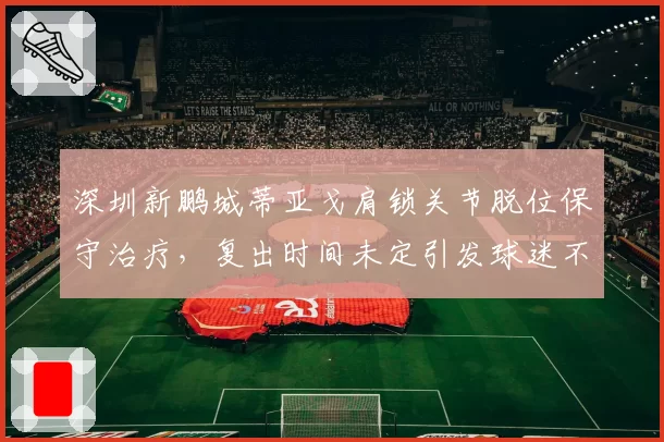 深圳新鹏城蒂亚戈肩锁关节脱位保守治疗,复出时间未定引发球迷不满