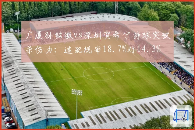 广厦孙铭徽vs深圳贺希宁持球突破杀伤力：造犯规率18.7%对14.3%